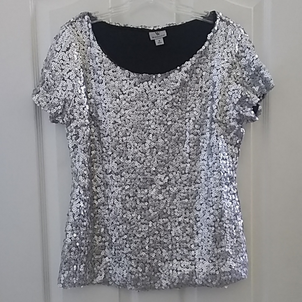 Ladies' Worthington Fully Sequined Top (Size M)